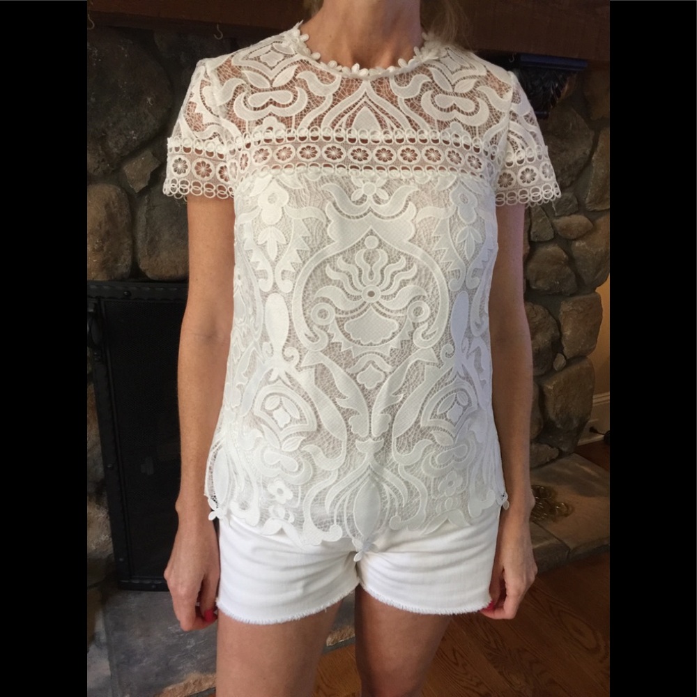 Alice & Trixie Lace Top-Size Small-NWT